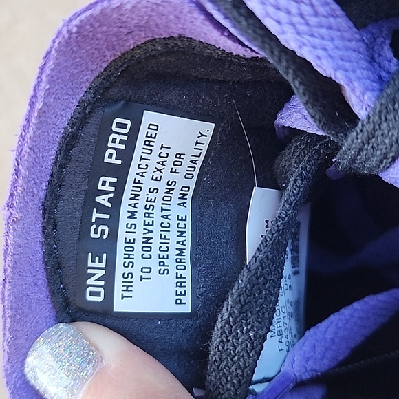 NWOT Converse One Star Pro Lo Wild Lilac Sean Pablo x Paradise Shoes - Picture 7 of 9
